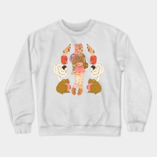Yokai girl Crewneck Sweatshirt